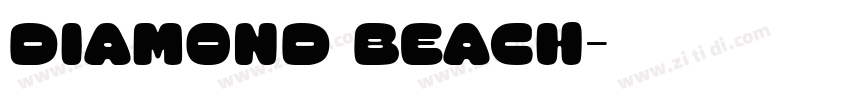 Diamond Beach字体转换